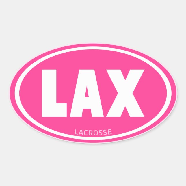 Oval-pink Oval Sticker (Front)
