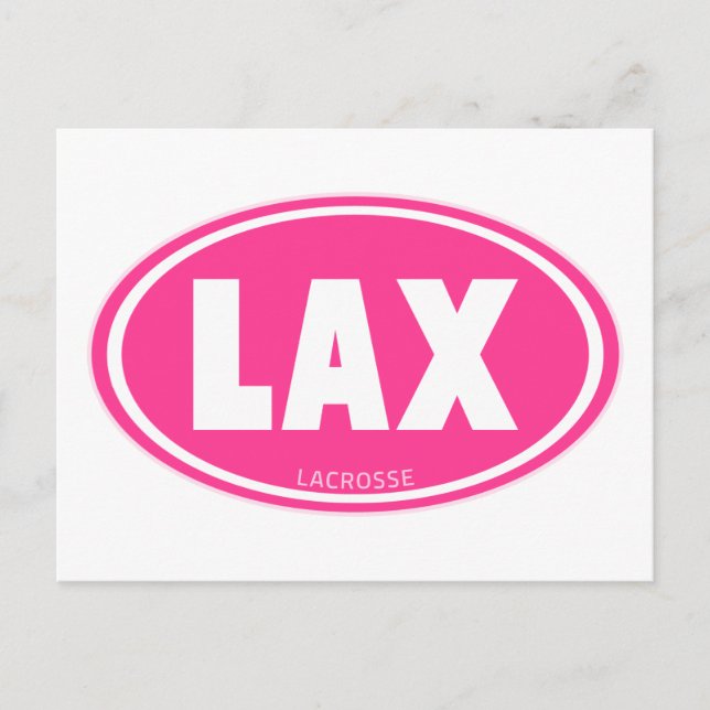 Oval-pink Postcard (Front)