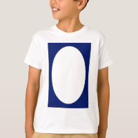 Oval Portrait Blue DK Solid FG The MUSEUM Zazzle G