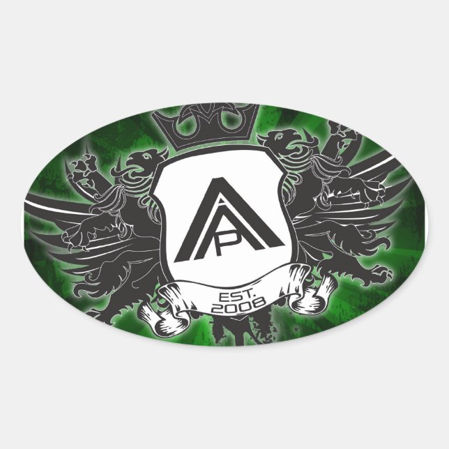 Oval sticker (Front)