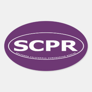 Oval Sticker - SCPR