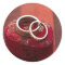 Oval Wedding Favour Seals Wedding Rings Storage Bo