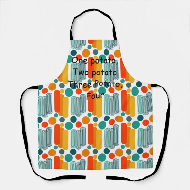 Ovals and Circles  Apron (Front)