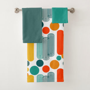 Ovals and Circles Bath Towel Set