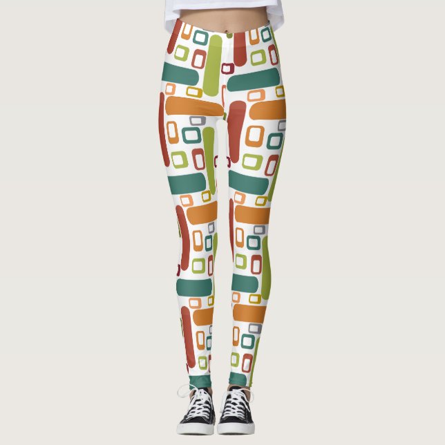 Ovals and Circles  Leggings (Front)