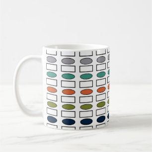 Ovals and Rectangles Coffee Mug