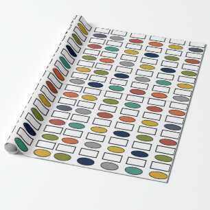 Ovals and Rectangles - Mixed Wrapping Paper