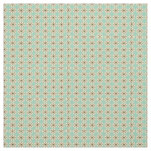 Ovals and Starbursts  Fabric (Swatch)