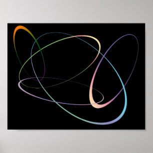 Ovals by Fran Hogan poster