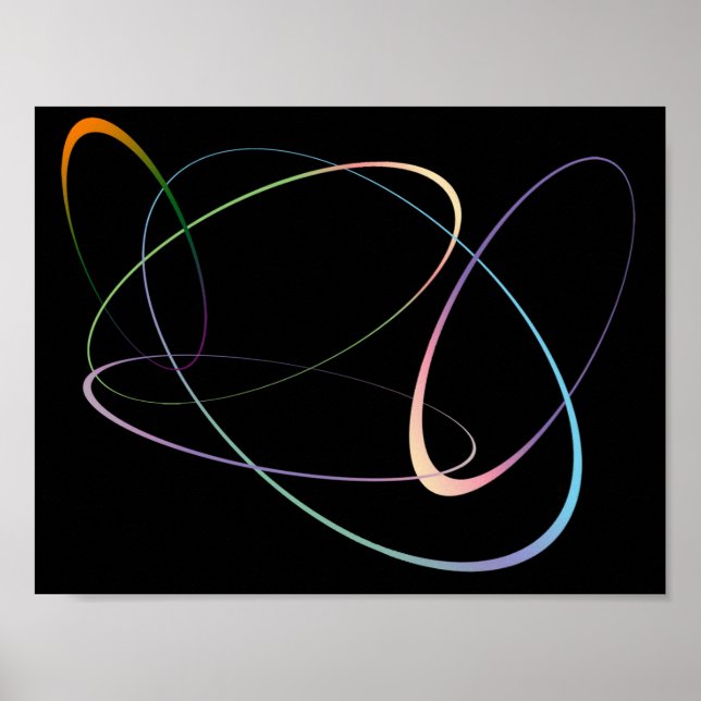 Ovals by Fran Hogan poster (Front)
