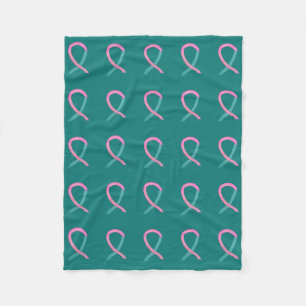 Ovarian & Breast Cancer Syndrome Awareness Blanket
