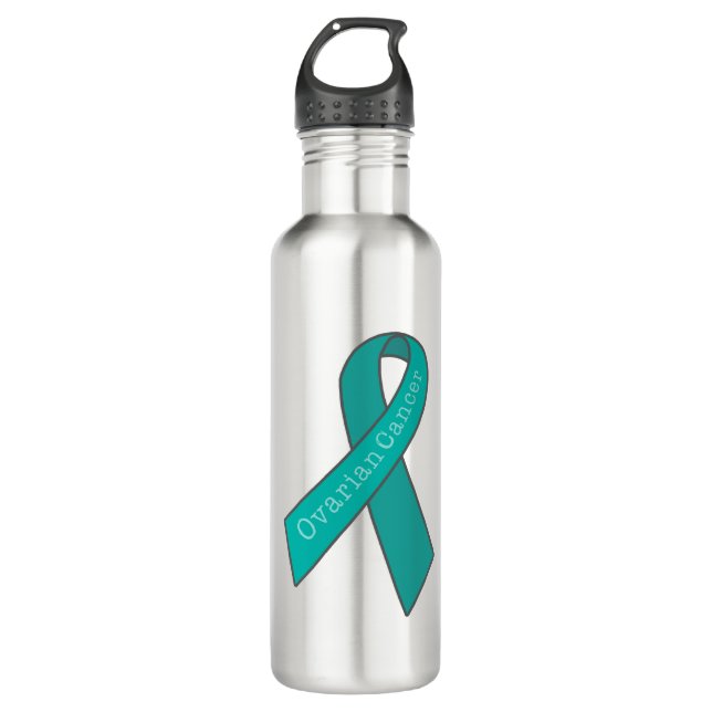 Ovarian Cancer 710 Ml Water Bottle (Front)