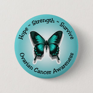 Ovarian cancer awareness button