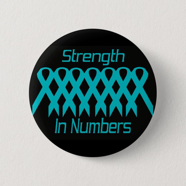 Ovarian Cancer Awareness Button (Front)