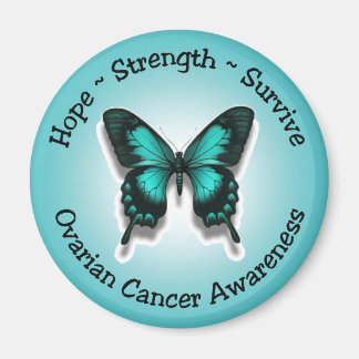 Ovarian cancer awareness magnet
