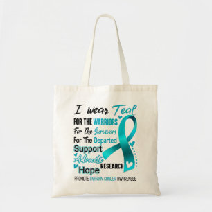 Ovarian Cancer Awareness Month Ribbon Gifts Tote Bag