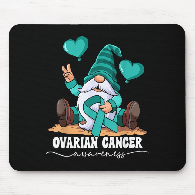 Ovarian Cancer Awareness Mouse Mat (Front)