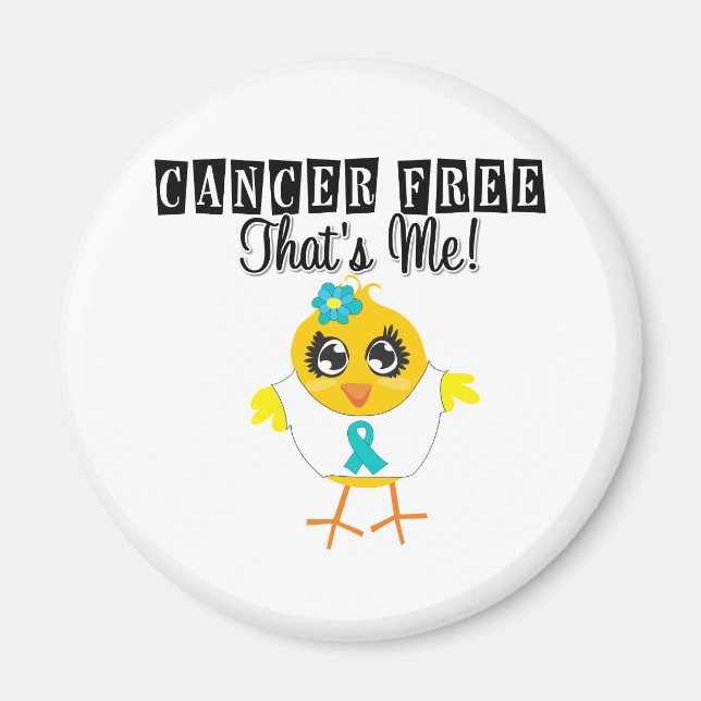 Ovarian Cancer - Cancer Free That's Me Magnet (Front)