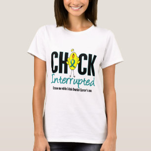 Ovarian Cancer Chick Interrupted T-Shirt