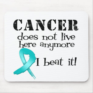 Ovarian Cancer Does Not Live Here Anymore Mouse Mat
