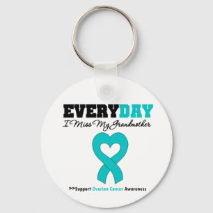 Ovarian Cancer Every Day I Miss My Grandmother Key Ring