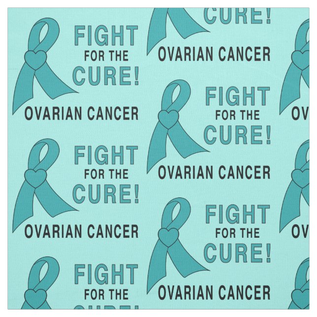 Ovarian Cancer: Fight for the Cure! Fabric (Swatch)