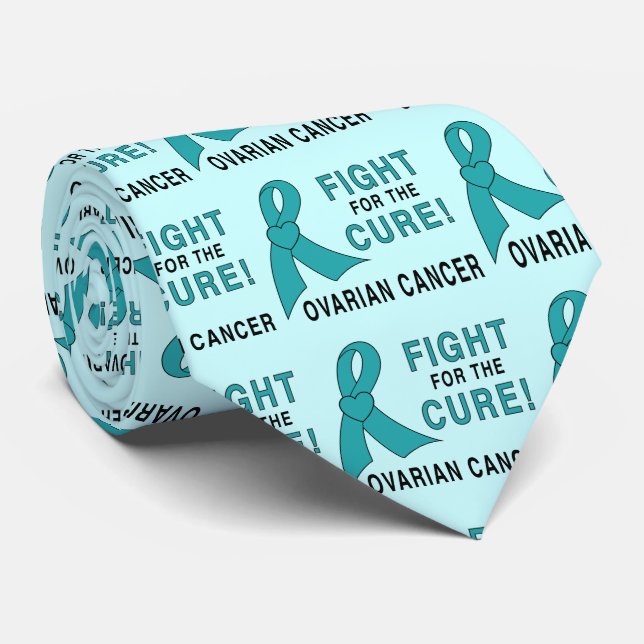 Ovarian Cancer Fight for the Cure! Tie (Rolled)