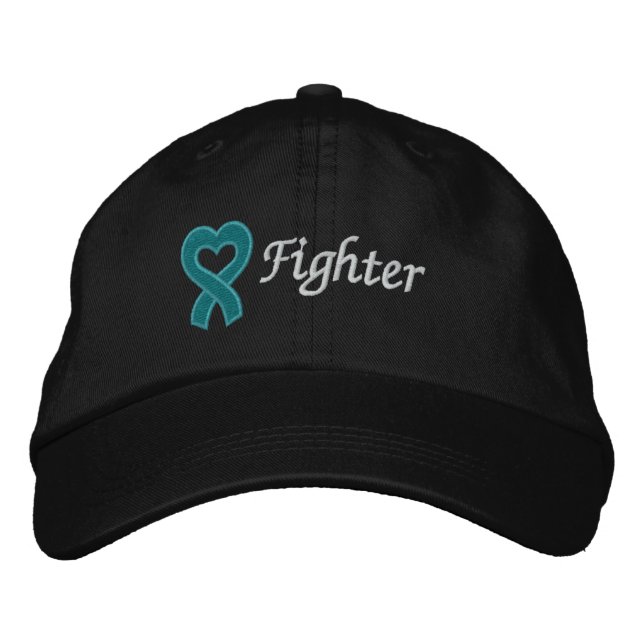 Ovarian Cancer Fighter Embroidered Hat (Front)