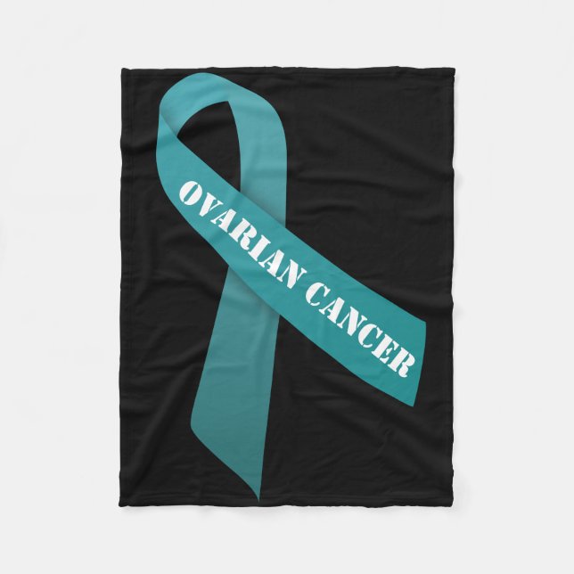 Ovarian Cancer fleece blanket (multiple sizes) (Front)