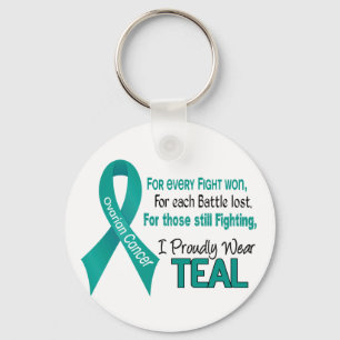 Ovarian Cancer For Every…..I Proudly Wear Teal 1 Key Ring