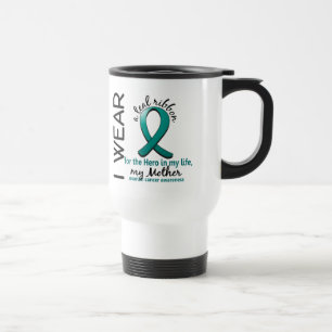 Ovarian Cancer Hero In My Life Mother 4 Travel Mug