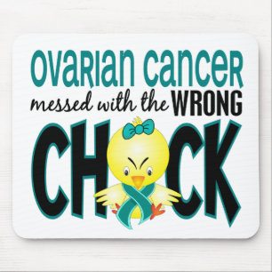 Ovarian Cancer Messed With The Wrong Chick Mouse Mat