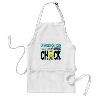 Ovarian Cancer Messed With The Wrong Chick Standard Apron