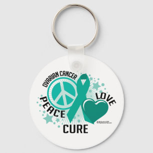 Ovarian Cancer PLC Key Ring