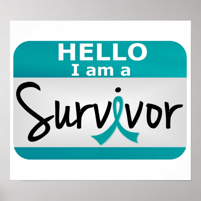 Ovarian Cancer Survivor 24.png Poster (Front)