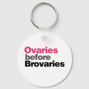 Ovaries before Brovaries Key Ring