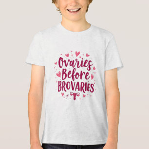 Ovaries Before Brovaries My Body my Choice Womb Tri-Blend Shirt