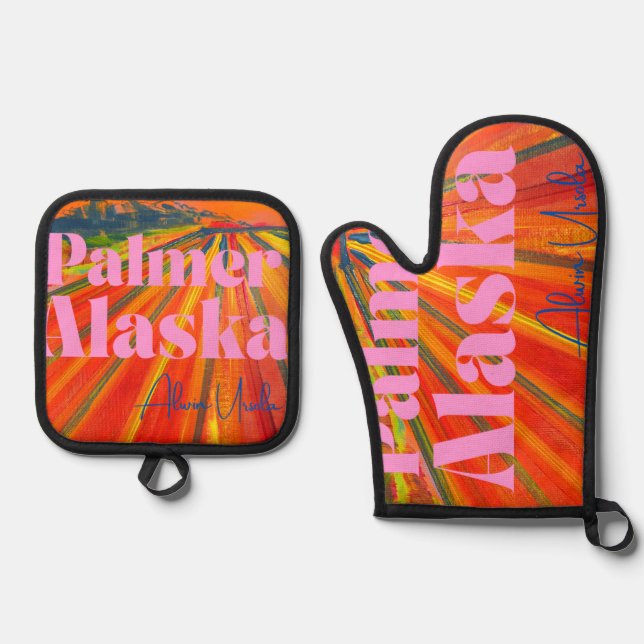 Oven Mit and Pot Holder Set (Front)