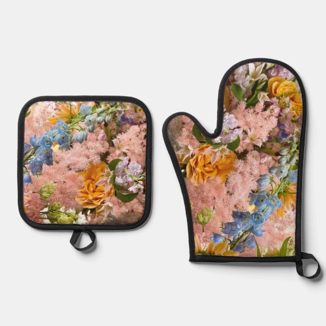 Oven Mitt and Pot Holders Oven Mitt & Pot Holder S Set (Front)