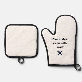 Oven Mitt and Pot Holders Oven Mitt & Pot Holder Set