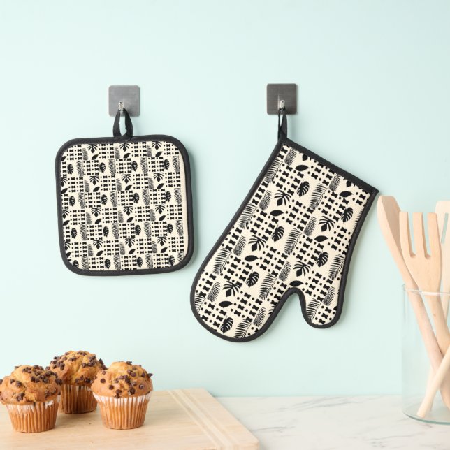 Oven Mitt and Pot Holders Oven Mitt & Pot Holder Set (Insitu(Hanging))