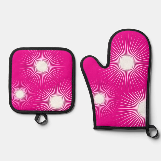 Oven Mitt and Pot Holders Oven Mitt & Pot Holder Set (Front)