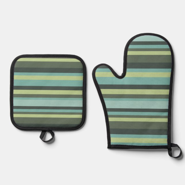 Oven Mitt and Pot Holders Oven Mitt & Pot Holder Set (Front)