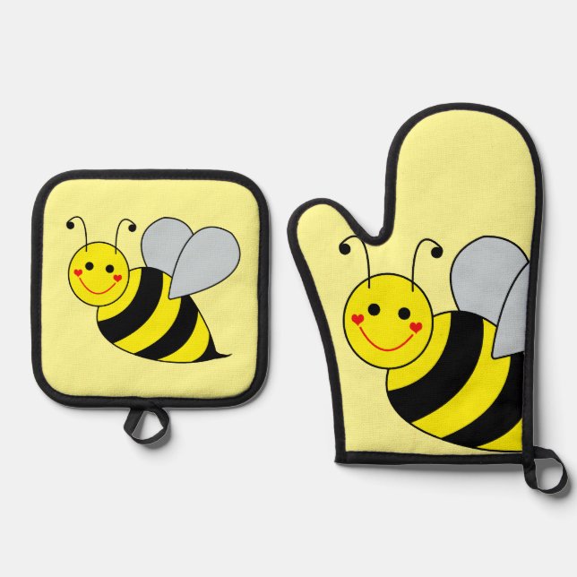 Oven Mitt and Pot Holders Oven Mitt & Pot Holder Set (Front)