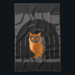 Oven Mitt and Pot Holders Tea Towel<br><div class="desc">Embrace a blend of mystical charm and tropical vibes with this unique surface pattern. Featuring a rhythmic arrangement of wise owls nestled in boho-style arches alongside iridescent owls and lush Monstera leaves, this design is perfect for those who love eclectic and modern nature-inspired aesthetics. Whether you are looking to create...</div>