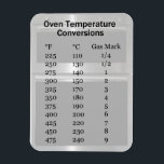 Oven Temperature Conversion Magnet<br><div class="desc">"oven temperature", "oven temperatures", "oven conversion", "oven temps", "gas mark conversion", "oven temperature conversion", "oven temperatures conversion", "oven heat conversion", "oven conversion chart", "convert oven temperature", "oven temperature converter", "oven temp conversion", "convert oven temp", "cooking temperature conversion", "convert oven temperatures", "oven temp converter", oven, temp, temperature, conversion, convert, converter, converting,...</div>