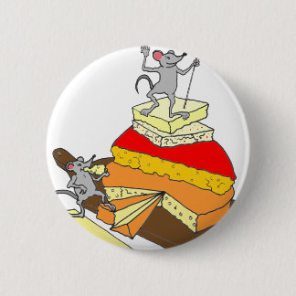 Over-Achiever Cheese Lover 6 Cm Round Badge