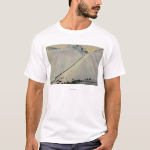 Over Chilkoot Pass During Gold Rush, Alaska T-Shirt