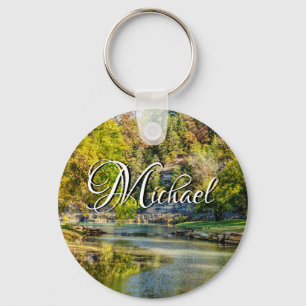 Over Dogwood Creek Key Ring