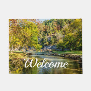 Over Dogwood Creek Welcome Doormat